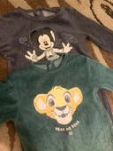 Lot pyjama Disney