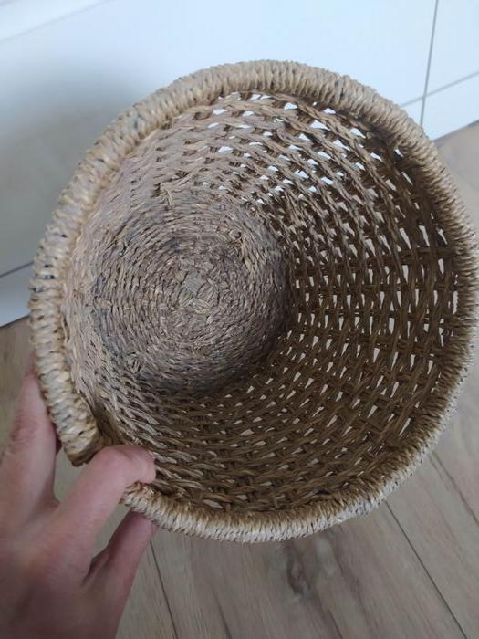 Panier en osier jute beige - photo numéro 4