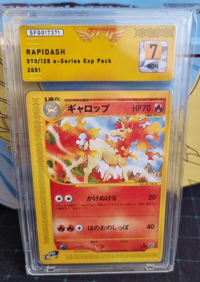 Pokemon Japanese Rapidash Rare Expedition 1st Ed. 073/128 SFG 7 MINT - photo numéro 1