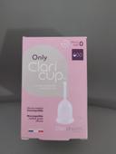 Coupe menstruelle Only Claricup Claripharm taille 0 neuve scellée