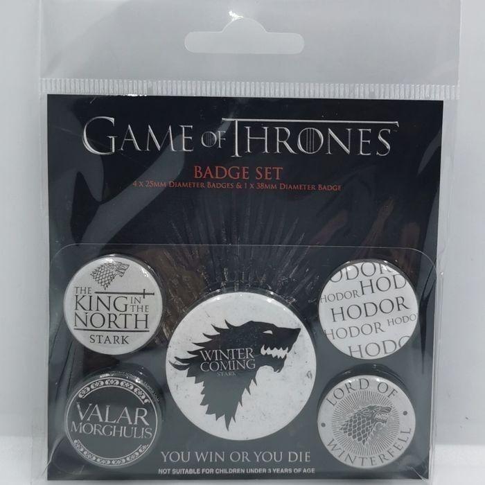 GAME OF THRONES : PACK 5 BADGES