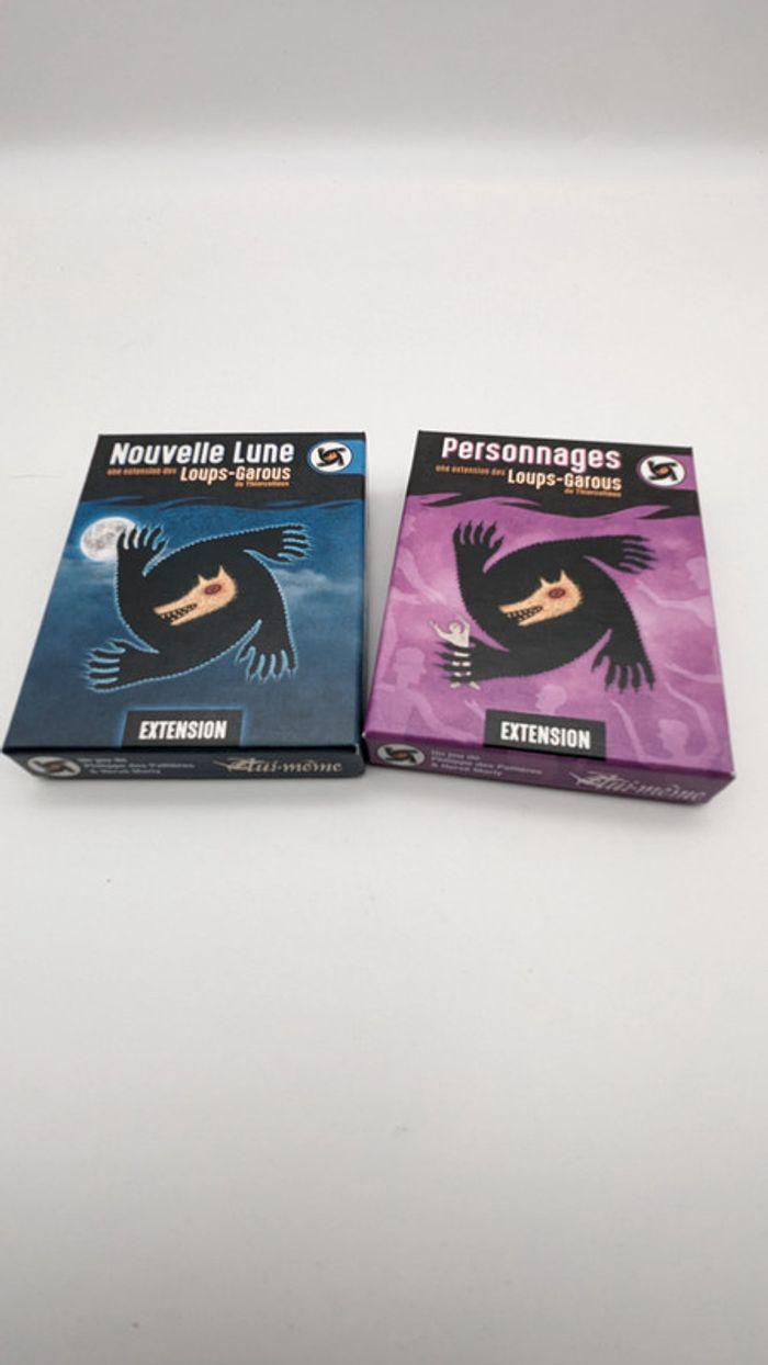 Jeu du loup garou extension lot nouvelle lune et personnage