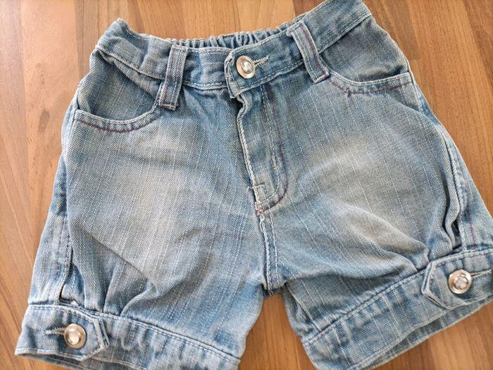 Short jean 3-4 ans avec coeurs - photo numéro 3