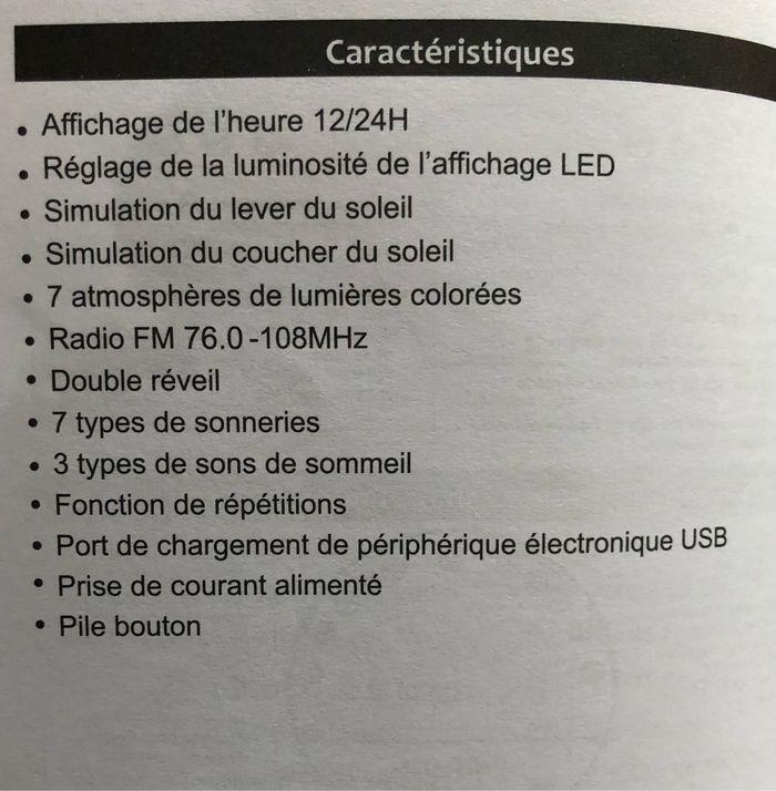 Lumière de réveil - photo numéro 10