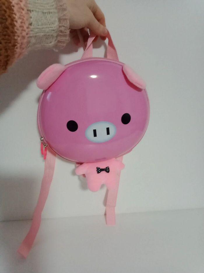 Sac à dos rigide Kawaii Cochon - photo numéro 2