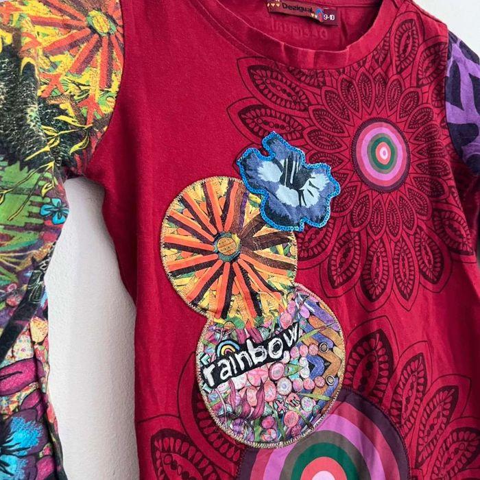 tee  shirt  manche longue  desigual - photo numéro 2