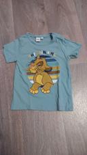 T-shirt à manches courtes avec simba dessus