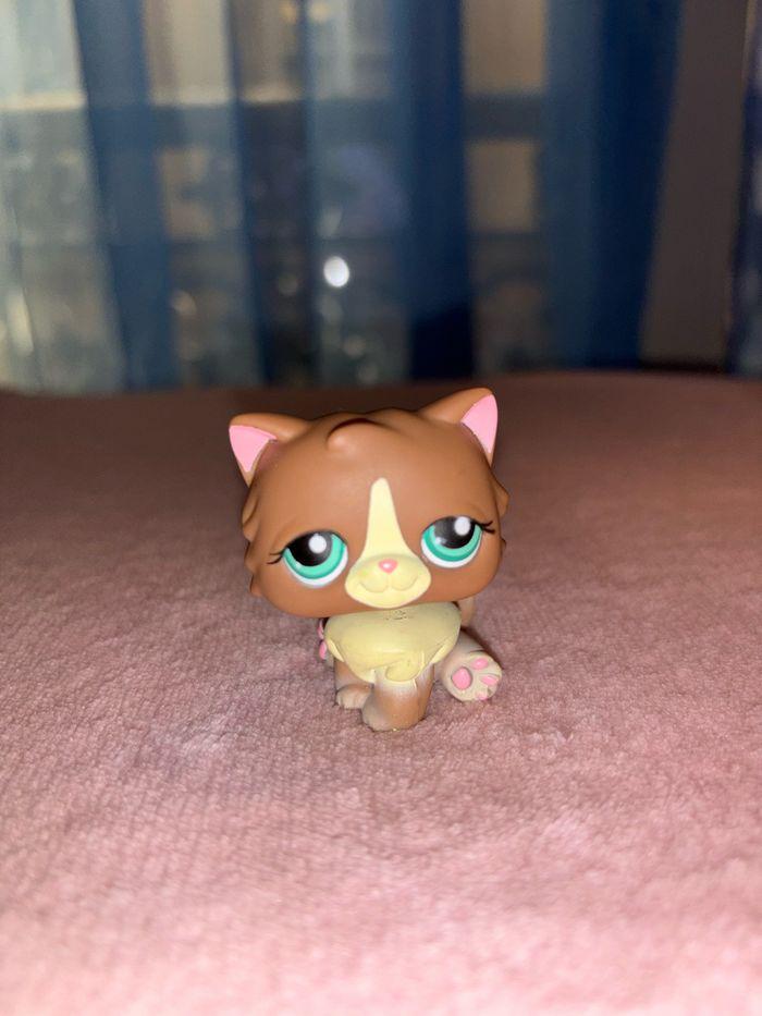 Littlest Petshop Chat Persan brun #371 - photo numéro 1