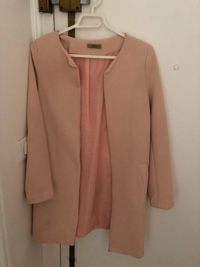 Veste légère rose pâle - photo numéro 1