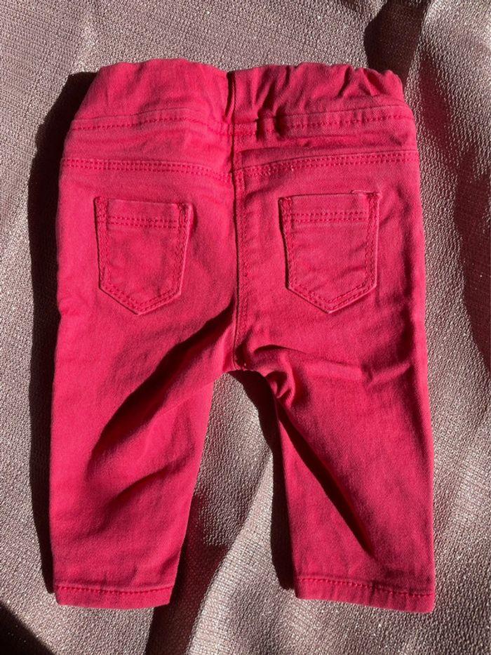 Pantalon fille fushia taille 3 mois - photo numéro 2