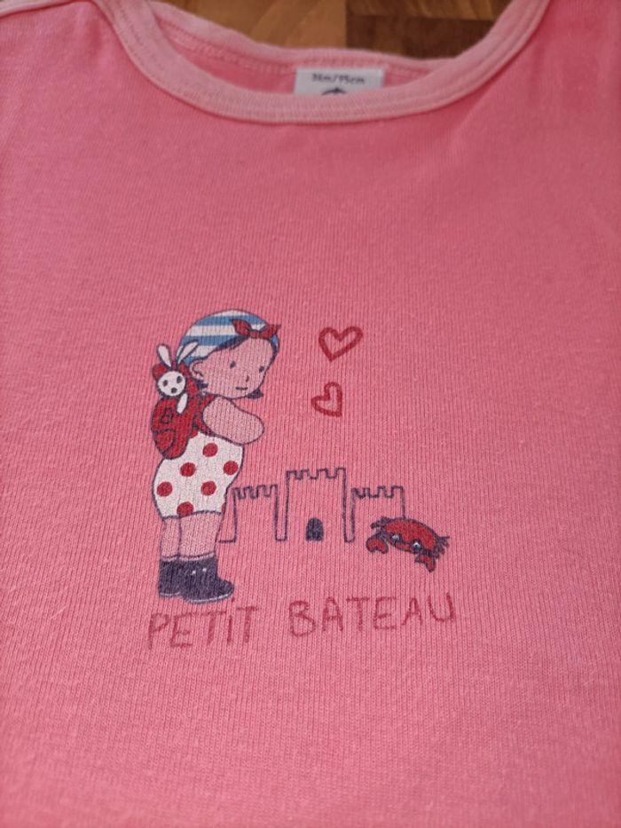 Maillot de corps rose petit bateau 3 ans - photo numéro 3