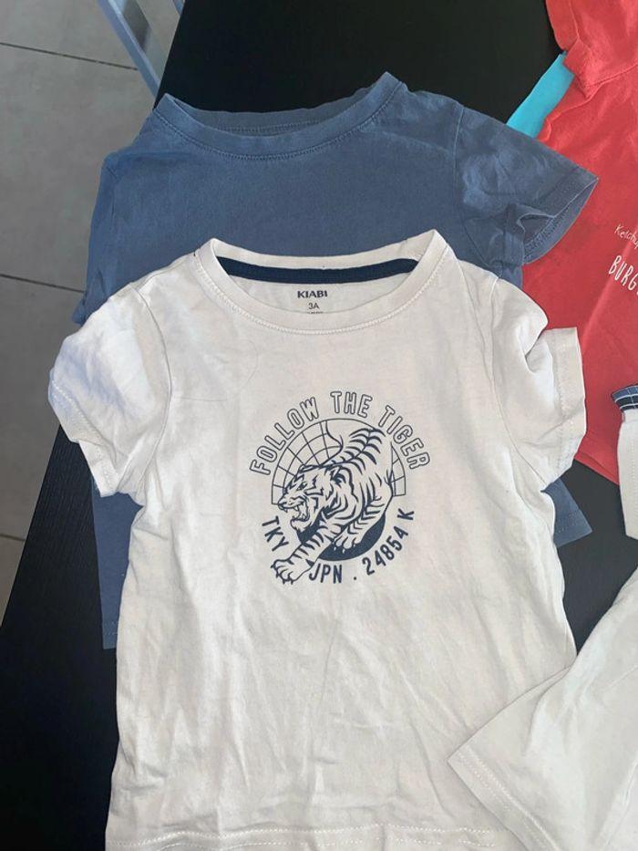 Lot de 5 t-shirt manche courte garçon 3ans - photo numéro 2