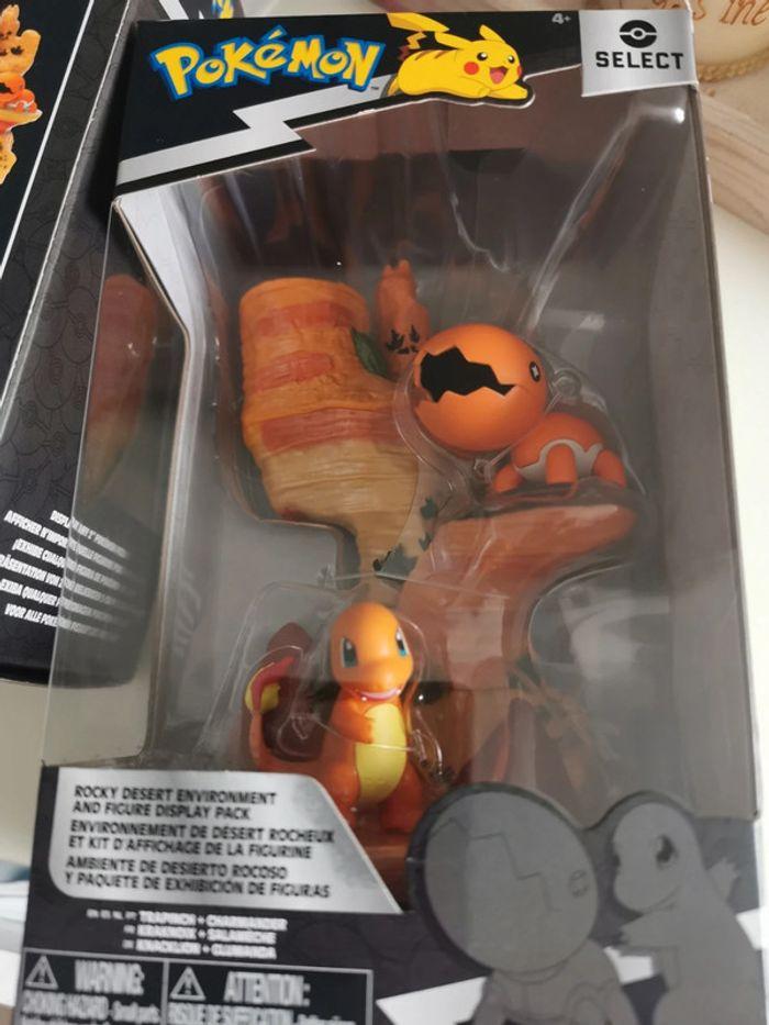 Pokémon figurine Salamèche + kraknoix - photo numéro 2