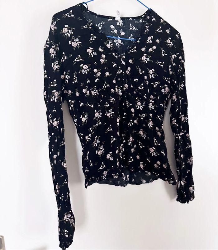 Blouse à fleurs - Mango - photo numéro 1