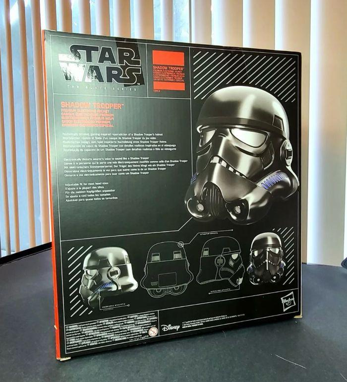 Star Wars The Black Series Casque électronique Shadow Trooper Battlefront 2 Hasbro - photo numéro 2