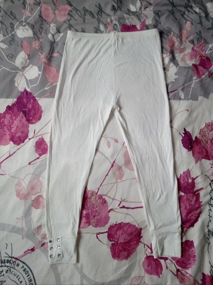 Pantacourt legging blanc / taille 36 - photo numéro 2