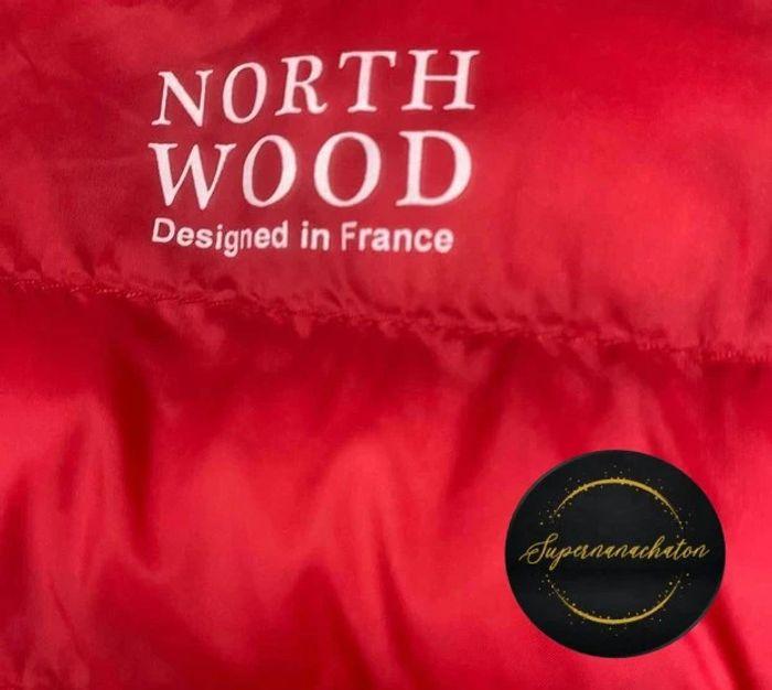 Doudoune legere rouge North Wood Taille S / 36 - photo numéro 4