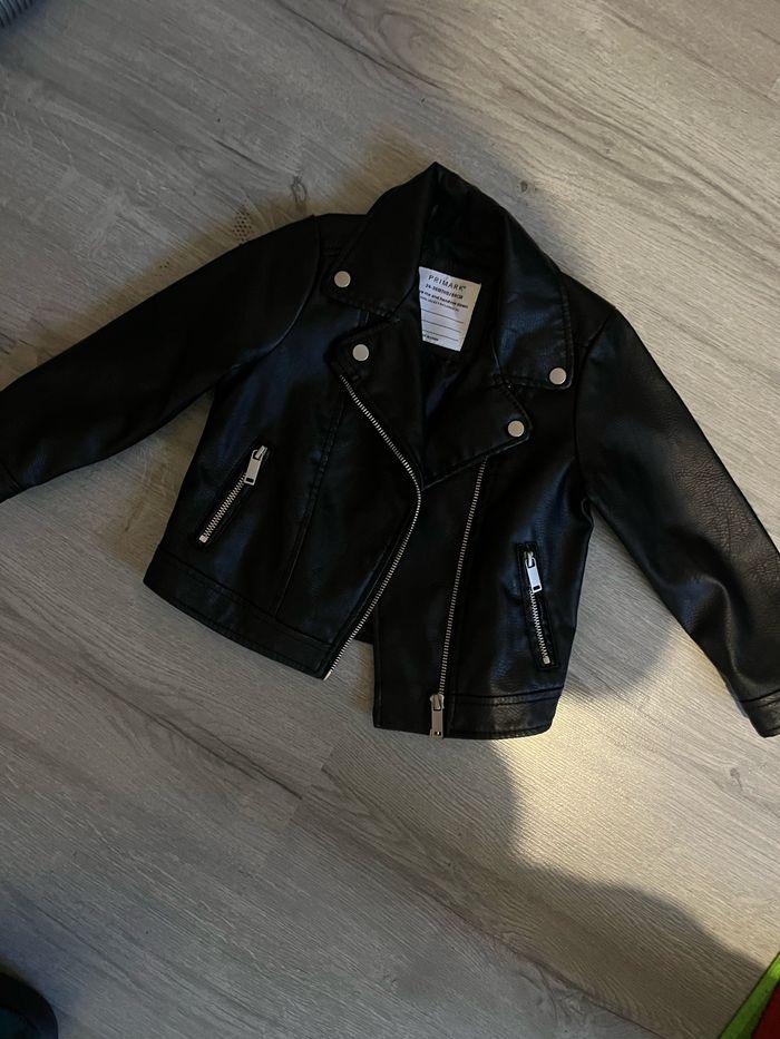 Manteau / veste cuir fille 24/36 mois Primark - photo numéro 1