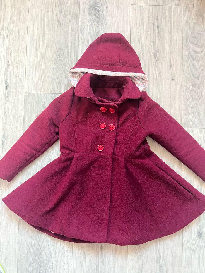 Manteau fille cousu main 3 ans - photo numéro 1