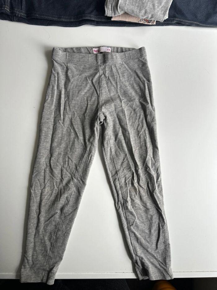 Lot 2 Legging fille 3/4 ans - photo numéro 3