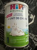 Boîte Hipp lait de chèvre 1 neuve