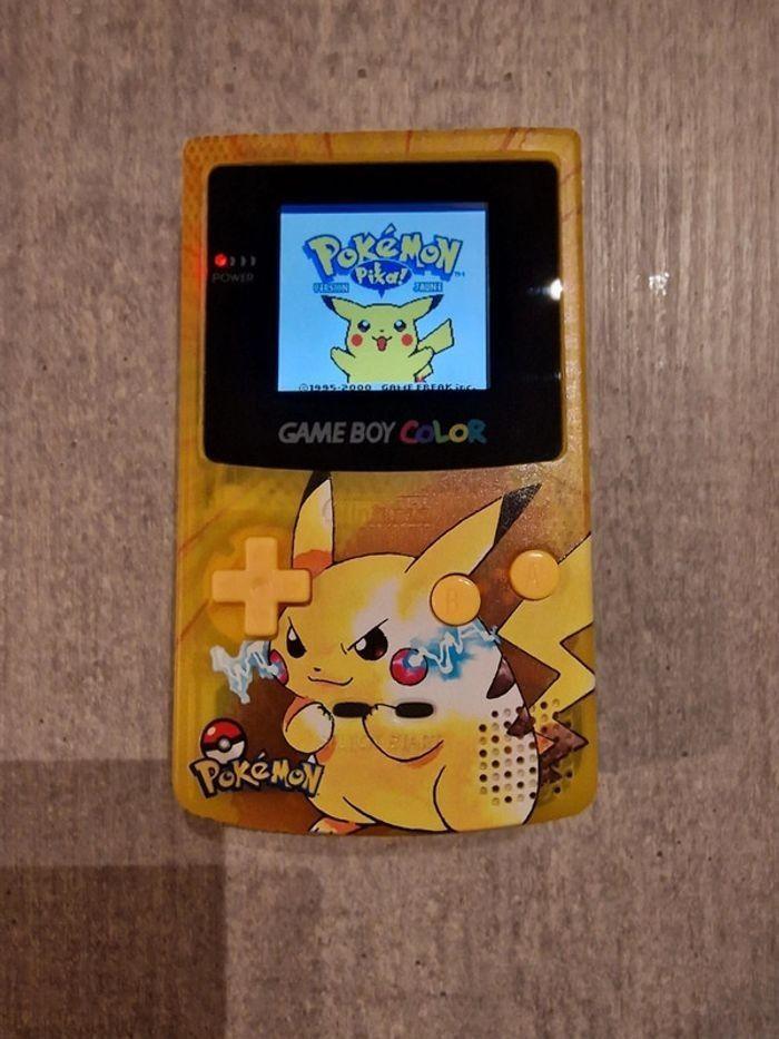 Gameboy Color Custom IPS + Jeu Pokemon - photo numéro 1