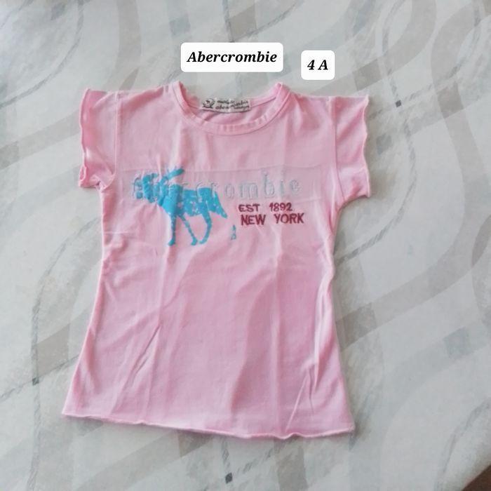 Salopette fushia et tee-shirt  rose 4 ans - photo numéro 5