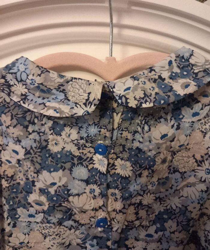 Blouse liberty Thorpe bleu 5 ans (petit 5 ans) - photo numéro 6