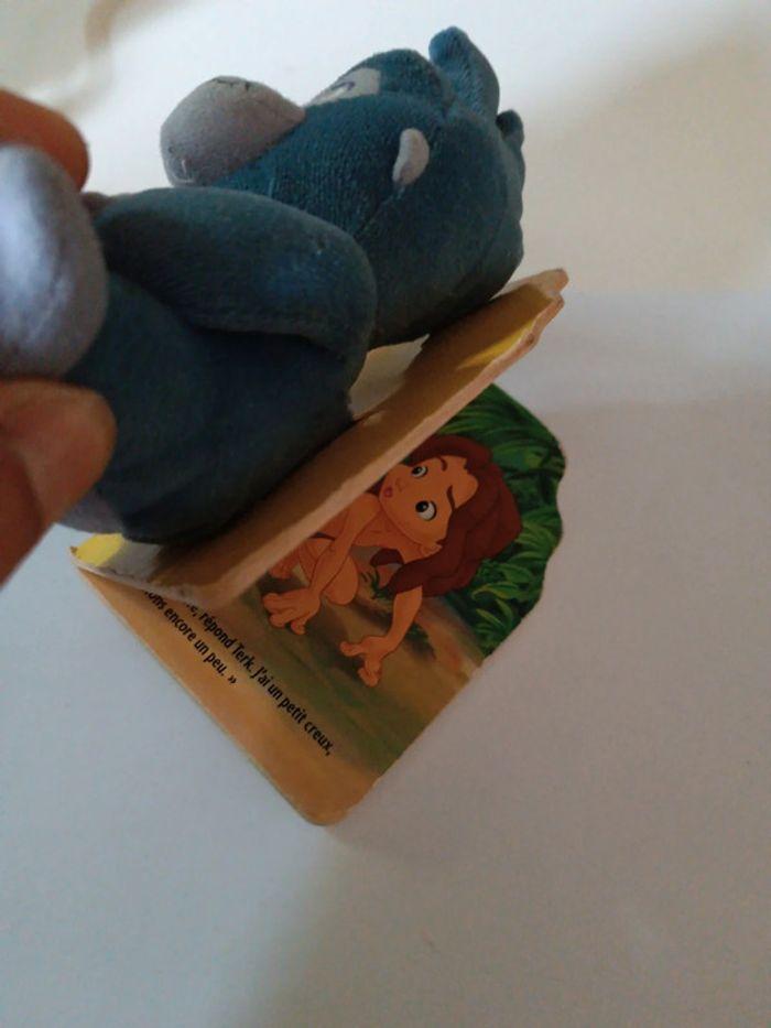 Disney livre Book plush Teddy peluche singe monkey tarzan terk small petit figurine gorille hachette - photo numéro 7