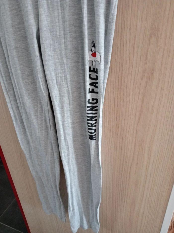 Pantalon pyjama gris taille 14ans - photo numéro 2