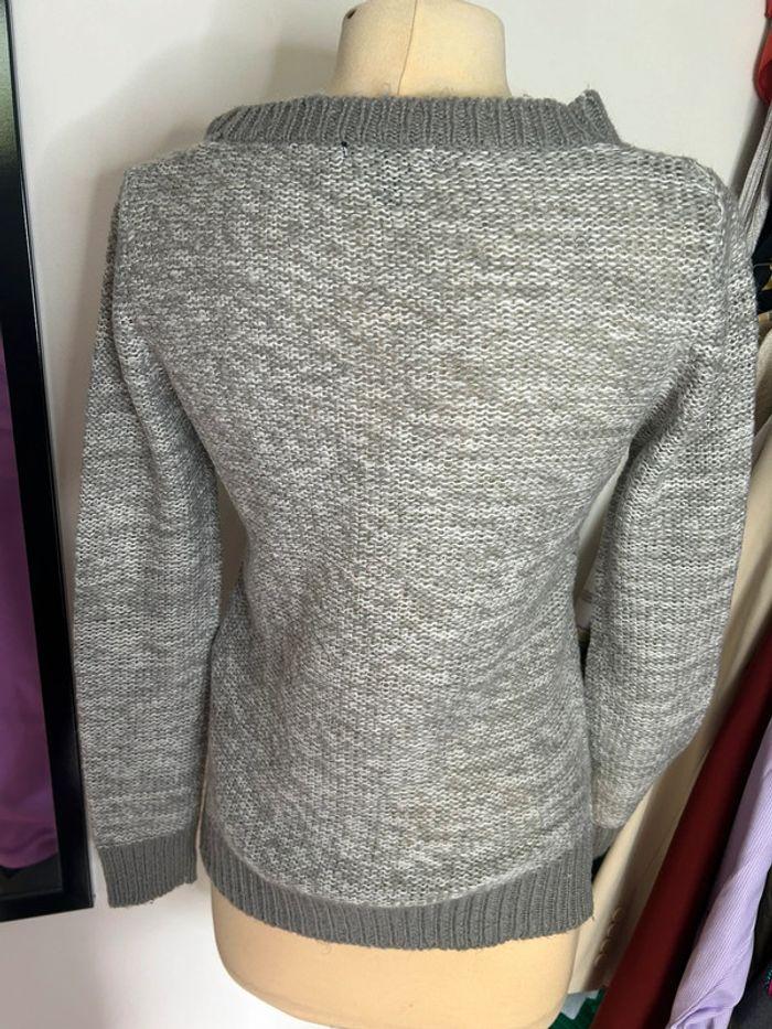 Pull gris femme - photo numéro 3