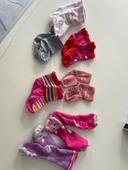 Lot 7 paires chaussette filles taille 19 / 22