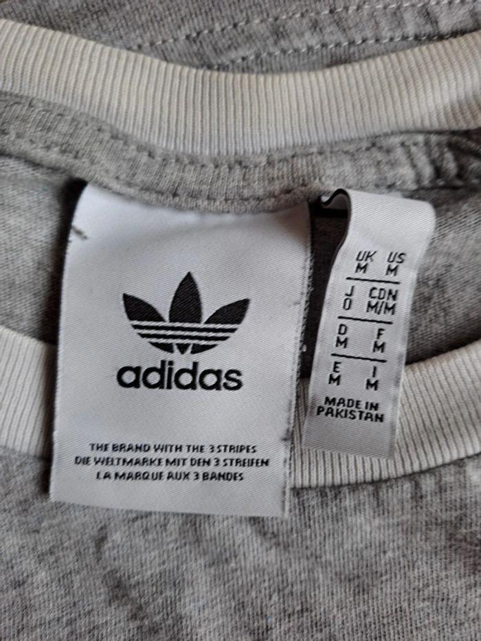 Tee shirt adidas gris - photo numéro 6