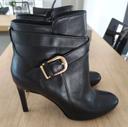 Bottines à talons femme noires cuir Adjarie taille 39 San Marina