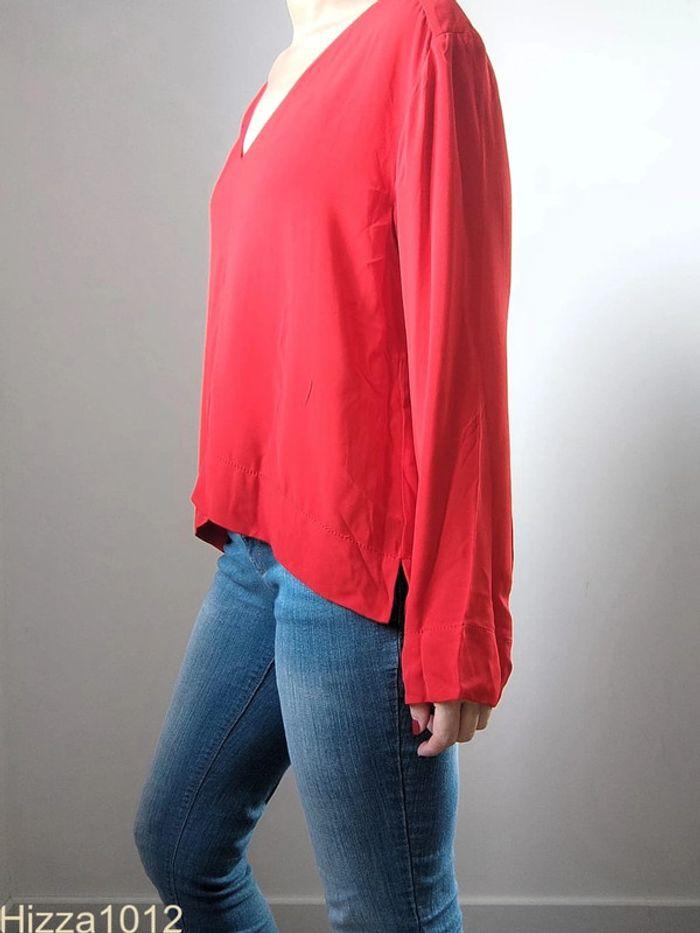 Blouse rouge taille 38 💖 - photo numéro 3