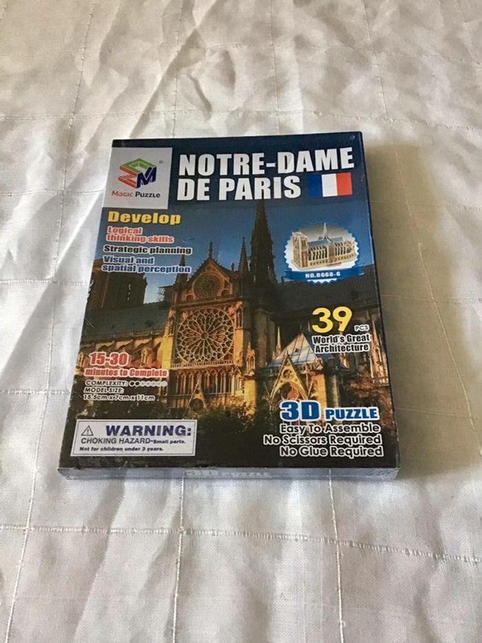 Puzzle 3D Notre Dame de Paris 39 pièces - photo numéro 1