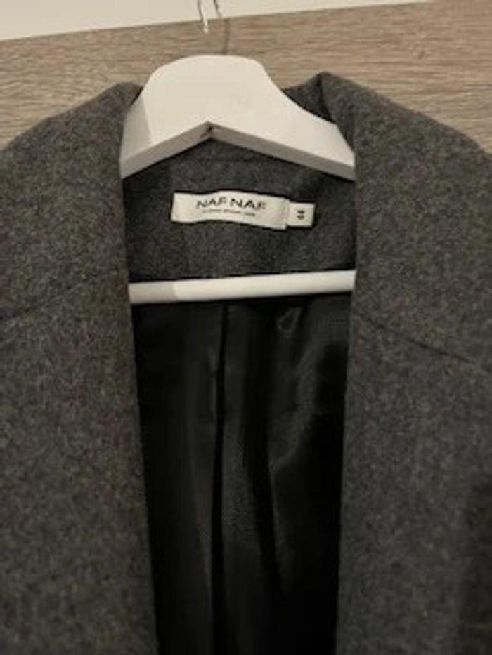 Manteau gris foncé NAF NAF - photo numéro 3