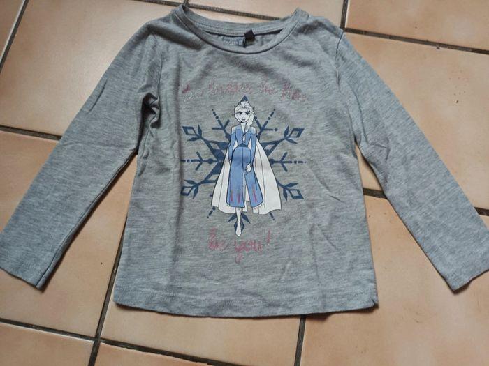 T-shirt la reine des neiges 3 ans - photo numéro 1