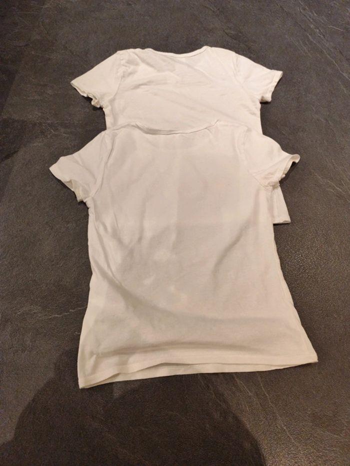 Lot de 2 tee-shirts Decathlon blancs - photo numéro 2