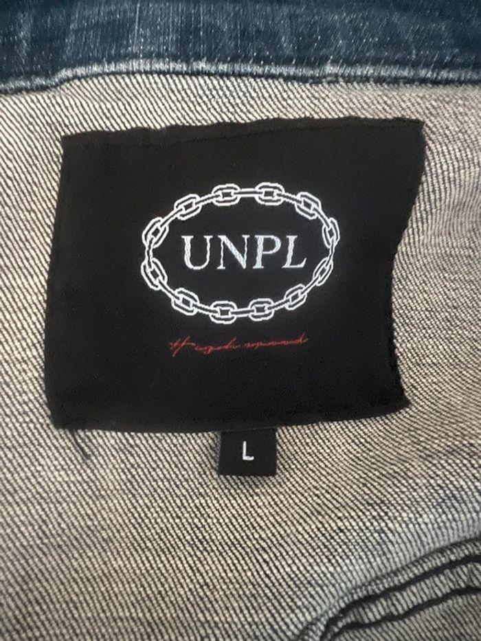 Veste en jean uniplay taille L parfait état - photo numéro 9