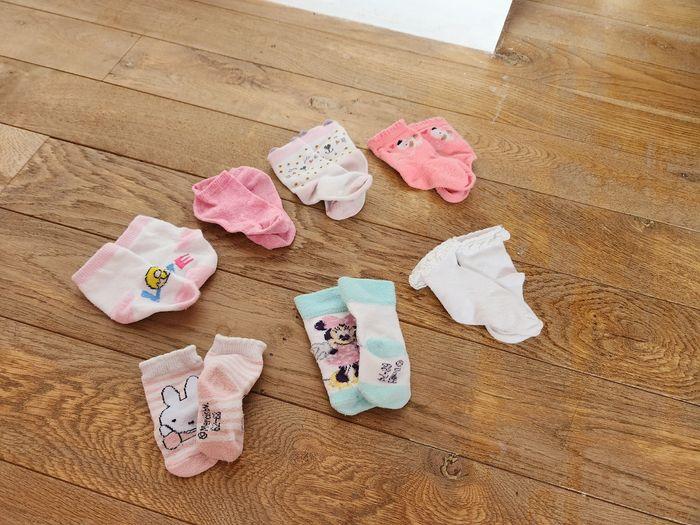 Lot de 7 paires de chaussettes 3 mois jusqu'à 1 an