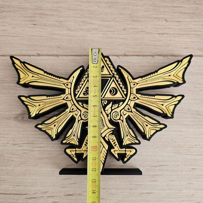 Figurine logo deco Zelda TriForce 19x12cm FanArt - photo numéro 5