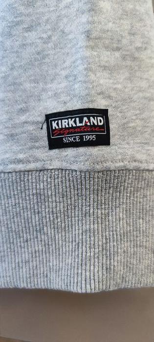 Sweat capuche gris unisexe décontracté taille S/M marque Kirkland - photo numéro 6