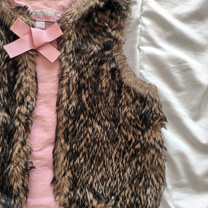 Gilet fausse fourrure 5 ans - photo numéro 2