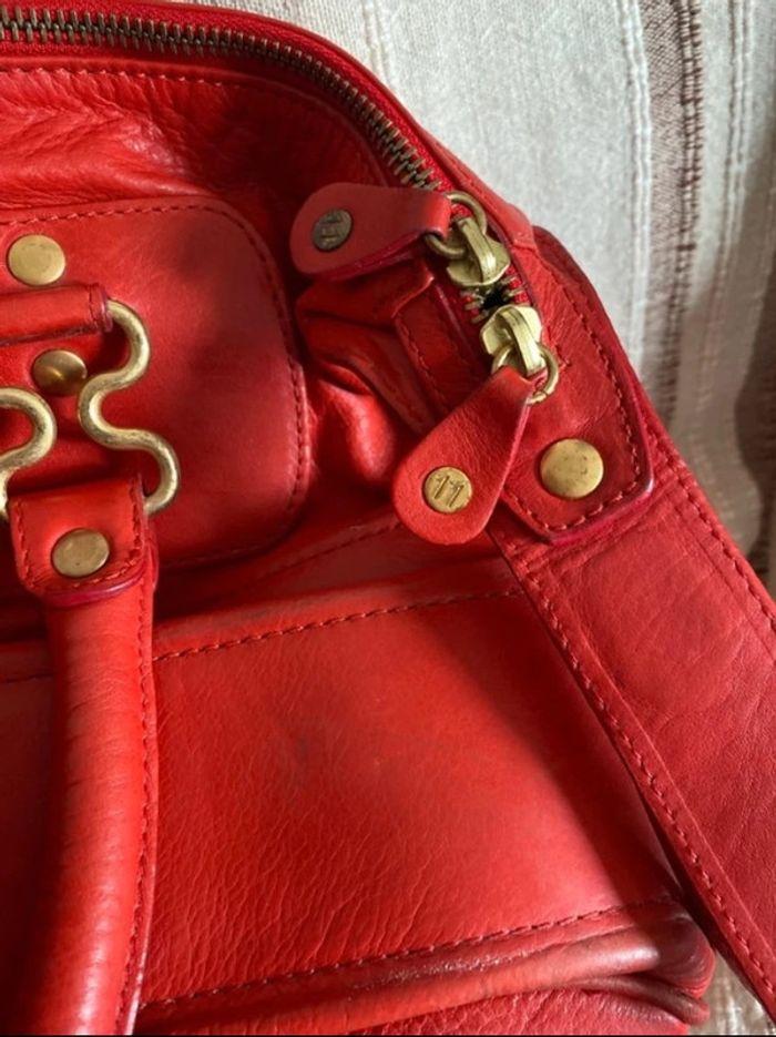 Maison Margiela Sac rouge en cuir - photo numéro 11