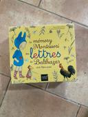 Le memory Montessori des lettres de Balthazar et de pépin aussi