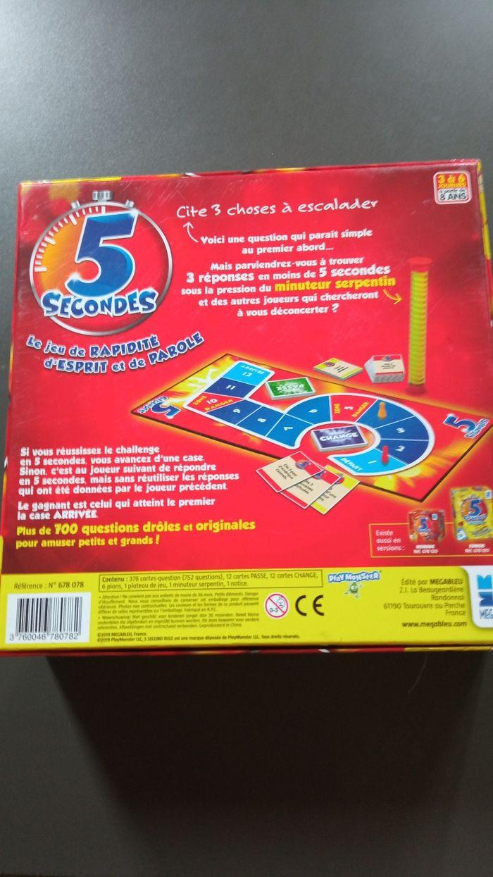 Jeux 5 secondes - photo numéro 2