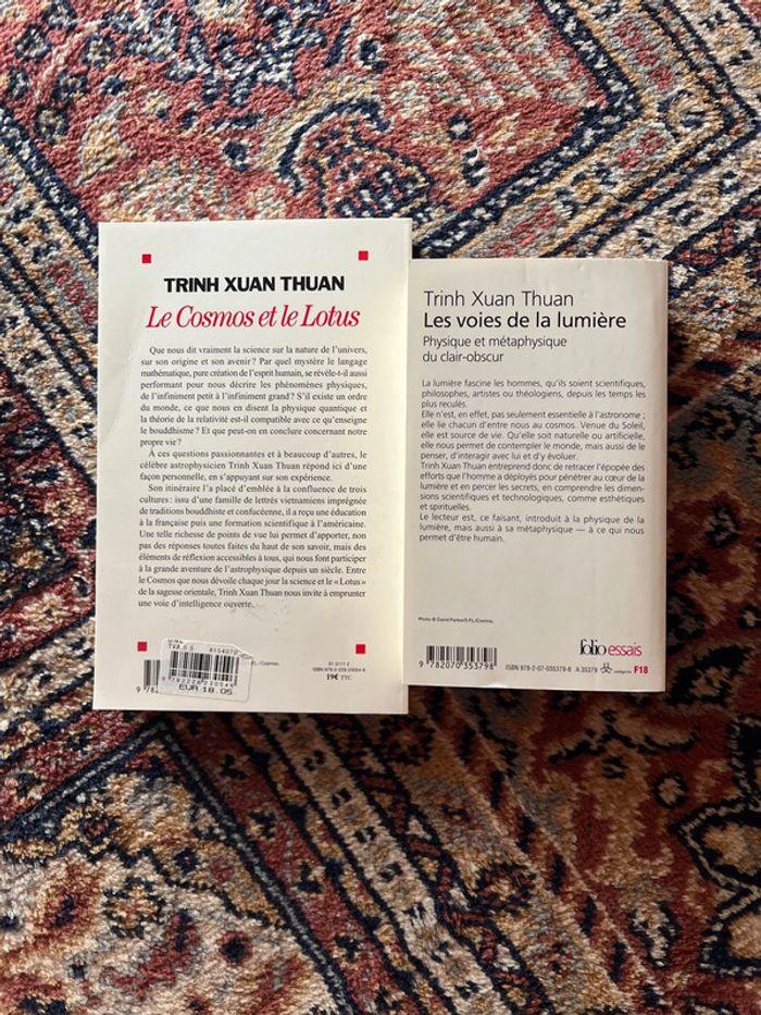 Lot de 2 livres de Trinh Xuan Thuan - photo numéro 2