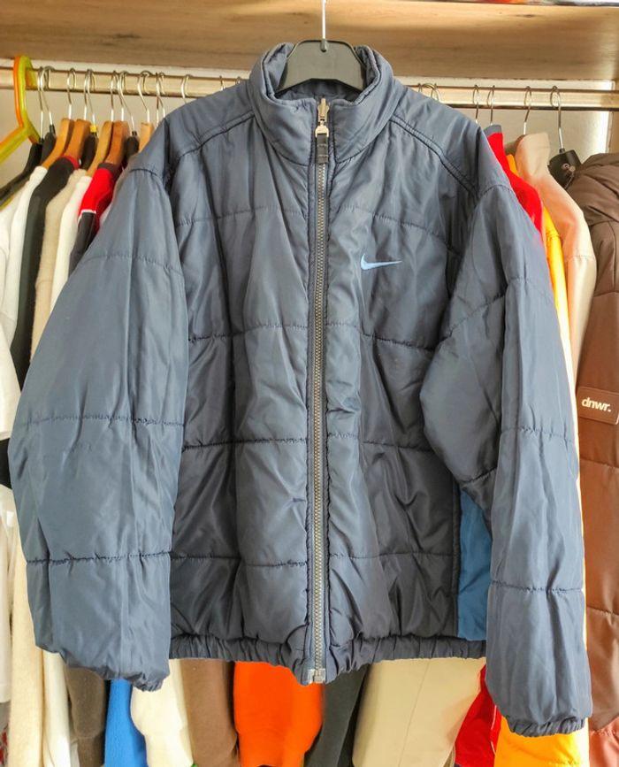 Veste vintage Nike réversible bleue marine taille L enfant - photo numéro 1