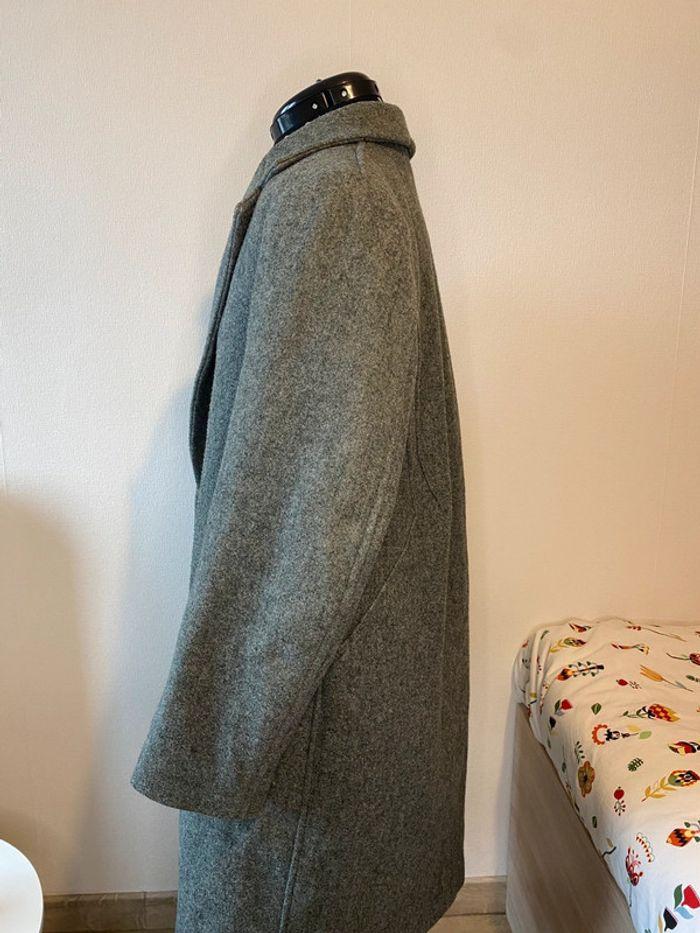 Manteau long / pardessus gris taille L / 40 Boutique Indépendante - photo numéro 7